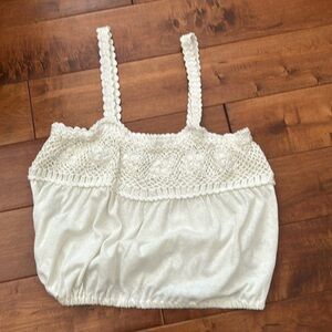 Lucky Brand Crocheted Tank - S